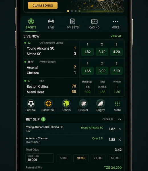 Best mobile betting apps Tanzania